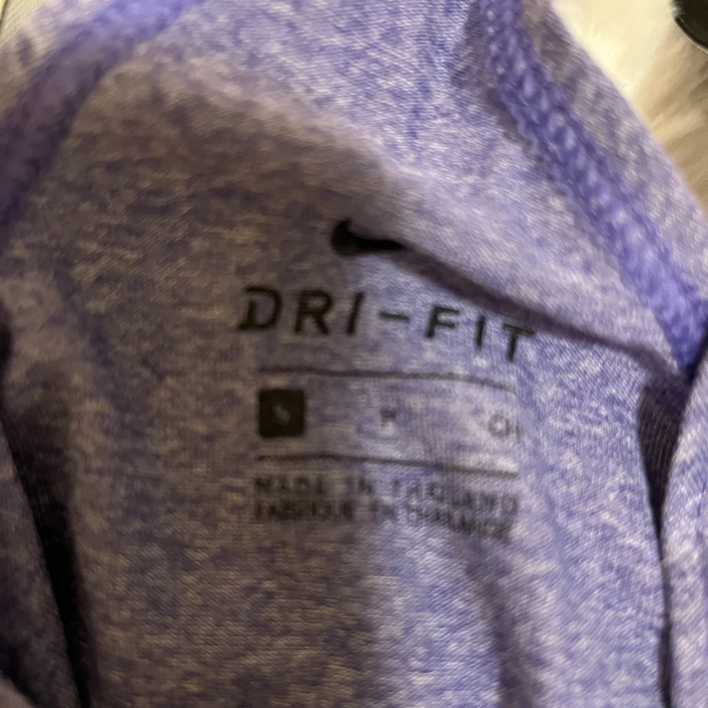 Nike Dry Fit Just Do It Elastika Racerback Tank Top Purple size Small - Picture 5 of 5
